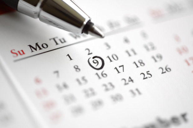 calendário